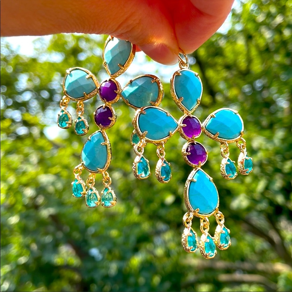 UFT 💜💙 Dakotas in Turquoise, purple and London blue